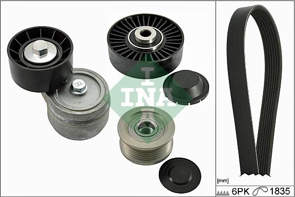 INA 529 0144 10 - Kit Cinghie Poly-V www.autoricambi360.it
