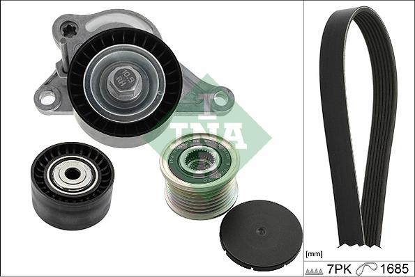 INA 529 0142 10 - Kit Cinghie Poly-V www.autoricambi360.it