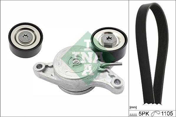 INA 529 0154 10 - Kit Cinghie Poly-V www.autoricambi360.it