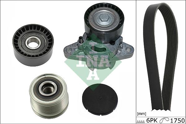 INA 529 0164 20 - Kit Cinghie Poly-V www.autoricambi360.it