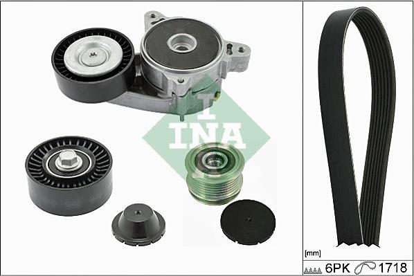 INA 529 0163 10 - Kit Cinghie Poly-V www.autoricambi360.it