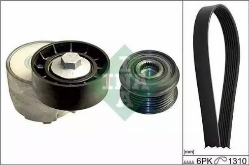 INA 529 0106 10 - Kit Cinghie Poly-V www.autoricambi360.it