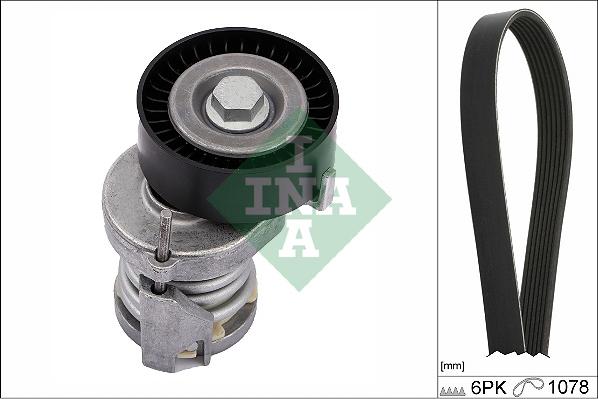 INA 529 0103 10 - Kit Cinghie Poly-V www.autoricambi360.it