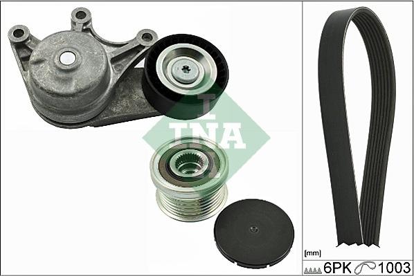 INA 529 0116 10 - Kit Cinghie Poly-V www.autoricambi360.it