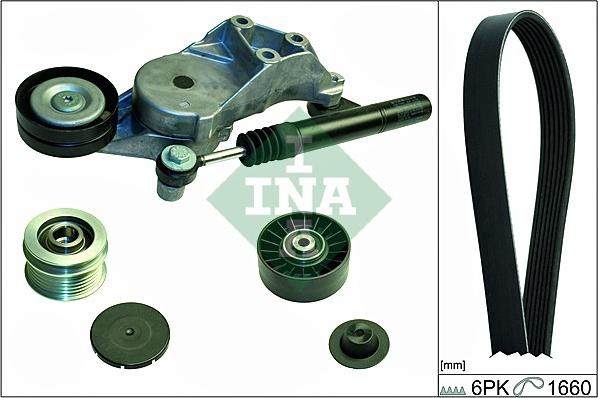 INA 529 0110 10 - Kit Cinghie Poly-V www.autoricambi360.it