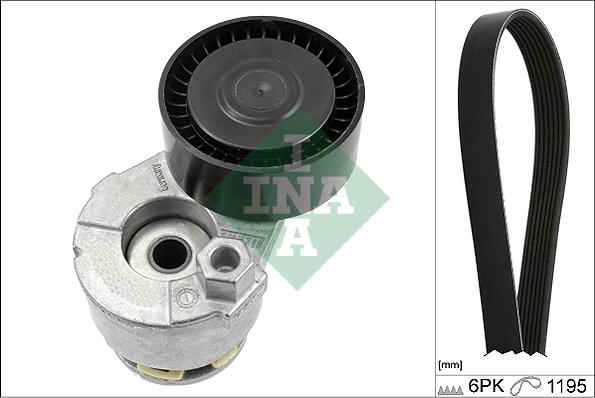 INA 529 0117 10 - Kit Cinghie Poly-V www.autoricambi360.it