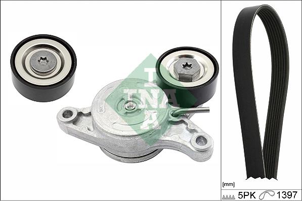 INA 529 0180 10 - Kit Cinghie Poly-V www.autoricambi360.it