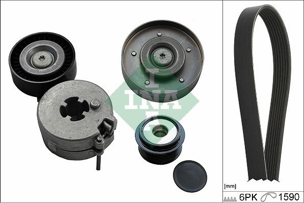 INA 529 0181 10 - Kit Cinghie Poly-V www.autoricambi360.it