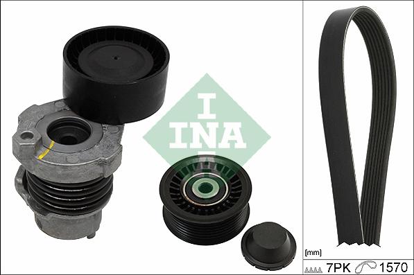 INA 529 0187 10 - Kit Cinghie Poly-V www.autoricambi360.it