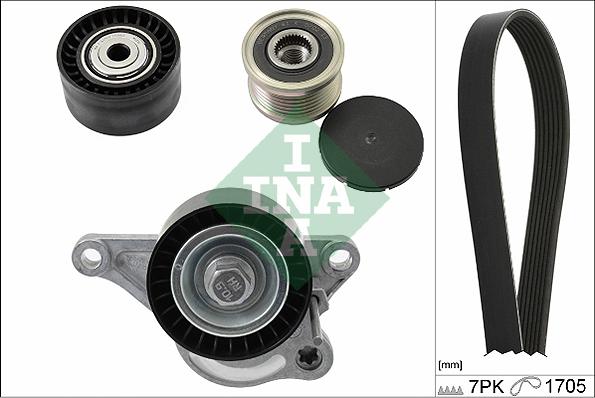 INA 529 0133 10 - Kit Cinghie Poly-V www.autoricambi360.it