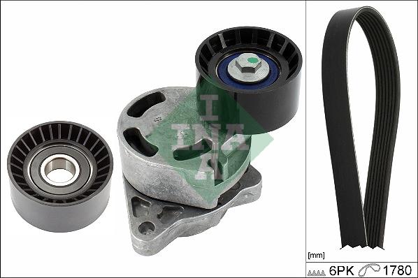 INA 529 0137 10 - Kit Cinghie Poly-V www.autoricambi360.it