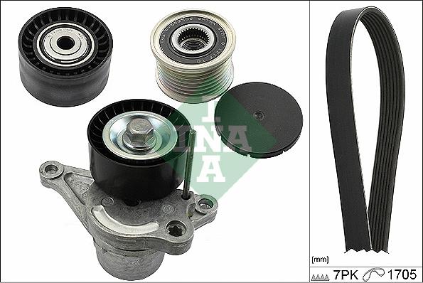 INA 529 0120 10 - Kit Cinghie Poly-V www.autoricambi360.it