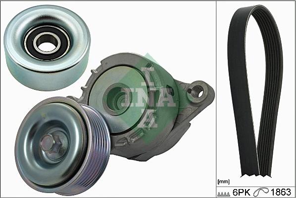 INA 529 0176 10 - Kit Cinghie Poly-V www.autoricambi360.it