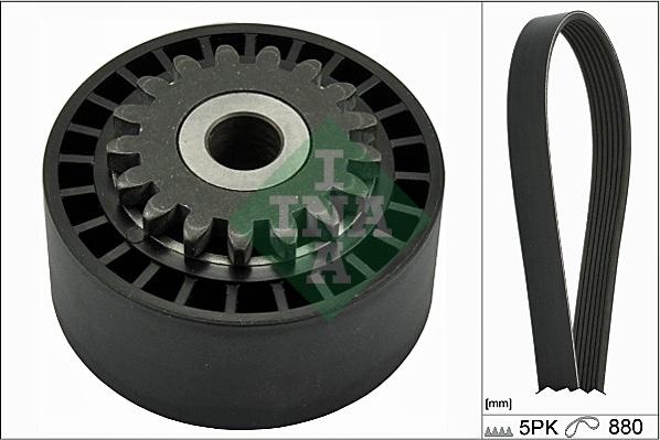INA 529 0172 10 - Kit Cinghie Poly-V www.autoricambi360.it
