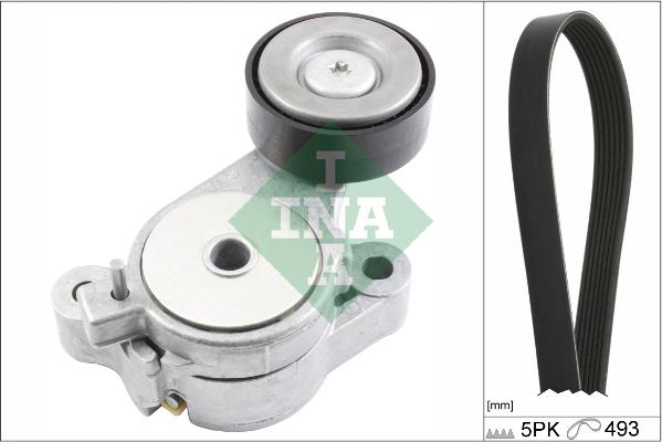 INA 529 0340 10 - Kit Cinghie Poly-V www.autoricambi360.it