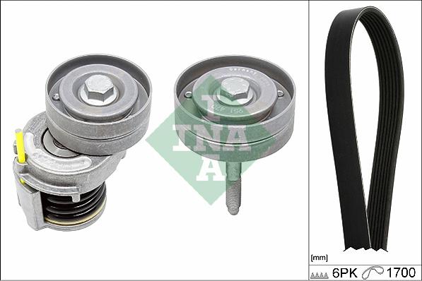 INA 529 0341 10 - Kit Cinghie Poly-V www.autoricambi360.it