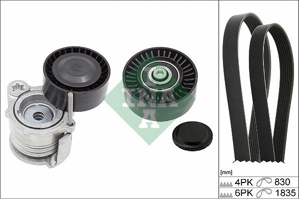 INA 529 0359 10 - Kit Cinghie Poly-V www.autoricambi360.it