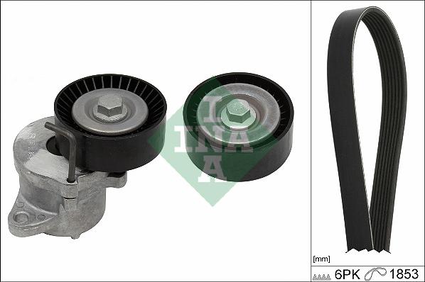 INA 529 0351 10 - Kit Cinghie Poly-V www.autoricambi360.it