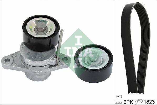 INA 529 0366 10 - Kit Cinghie Poly-V www.autoricambi360.it