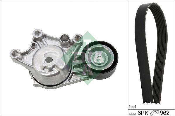 INA 529 0335 10 - Kit Cinghie Poly-V www.autoricambi360.it