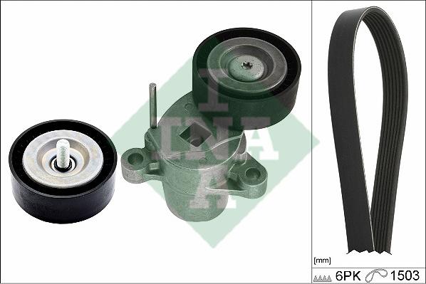 INA 529 0338 10 - Kit Cinghie Poly-V www.autoricambi360.it