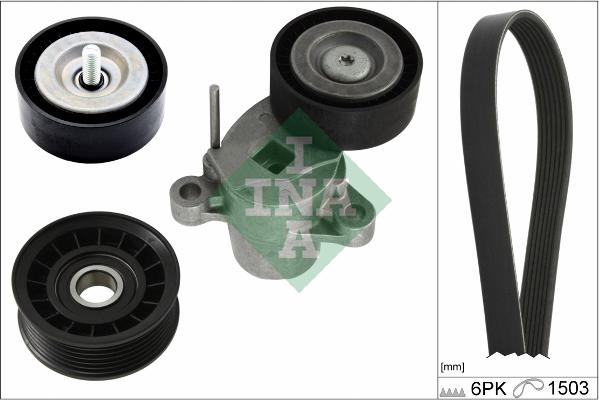 INA 529 0337 10 - Kit Cinghie Poly-V www.autoricambi360.it