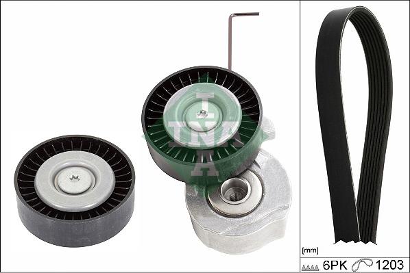 INA 529 0320 10 - Kit Cinghie Poly-V www.autoricambi360.it