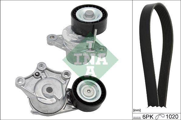 INA 529 0323 10 - Kit Cinghie Poly-V www.autoricambi360.it