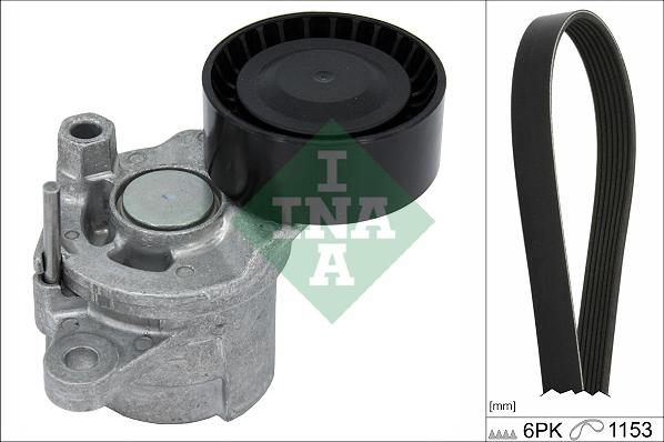 INA 529 0379 10 - Kit Cinghie Poly-V www.autoricambi360.it