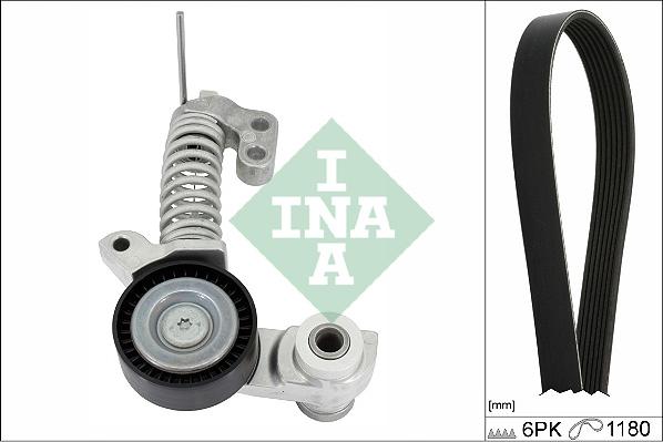 INA 529 0374 10 - Kit Cinghie Poly-V www.autoricambi360.it