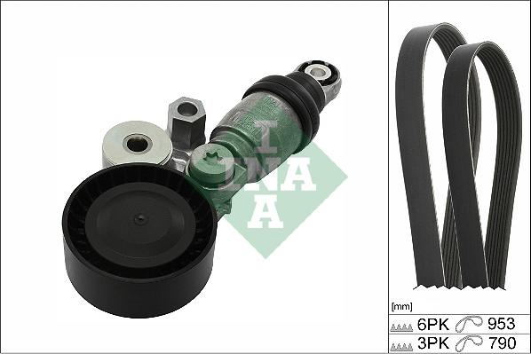 INA 529 0371 10 - Kit Cinghie Poly-V www.autoricambi360.it