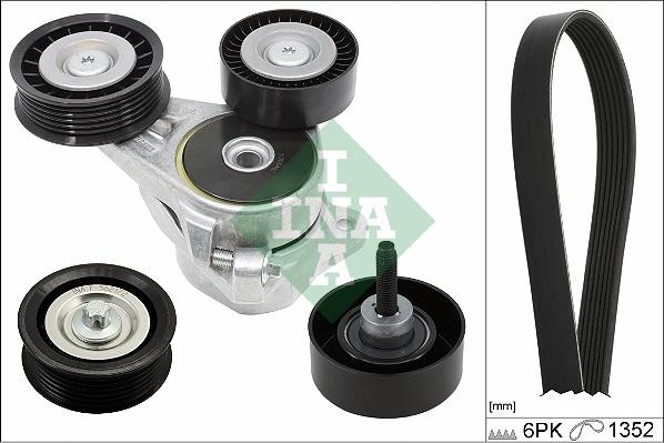 INA 529 0377 10 - Kit Cinghie Poly-V www.autoricambi360.it
