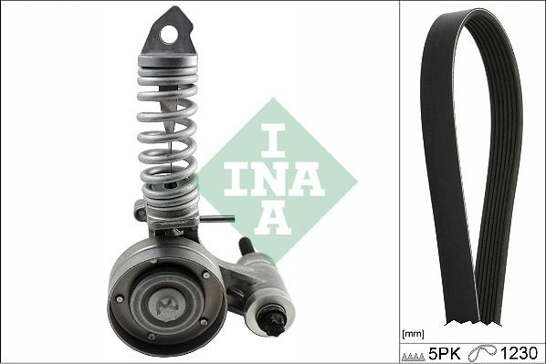INA 529 0296 10 - Kit Cinghie Poly-V www.autoricambi360.it