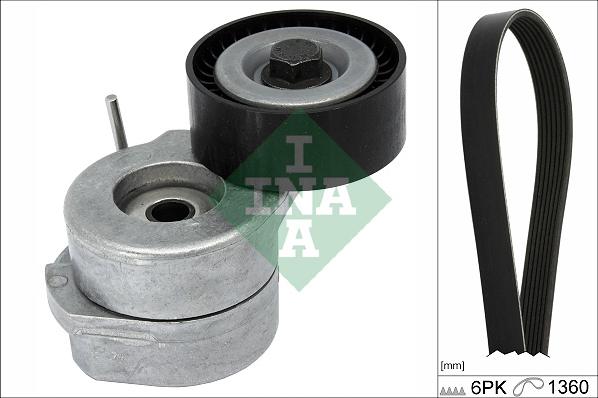 INA 529 0293 10 - Kit Cinghie Poly-V www.autoricambi360.it