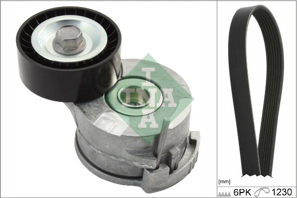 INA 529 0292 10 - Kit Cinghie Poly-V www.autoricambi360.it