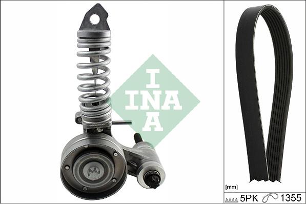 INA 529 0297 10 - Kit Cinghie Poly-V www.autoricambi360.it