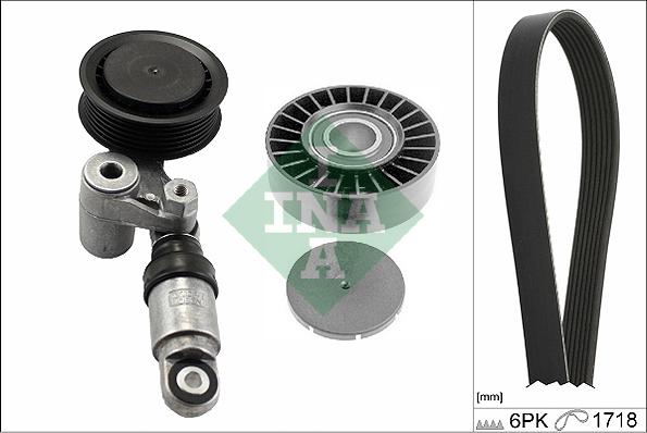 INA 529 0244 10 - Kit Cinghie Poly-V www.autoricambi360.it