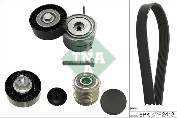 INA 529 0242 10 - Kit Cinghie Poly-V www.autoricambi360.it