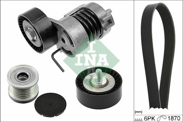 INA 529 0254 10 - Kit Cinghie Poly-V www.autoricambi360.it