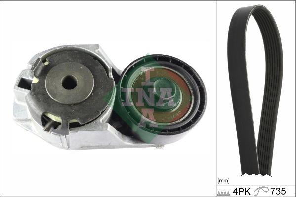 INA 529 0250 10 - Kit Cinghie Poly-V www.autoricambi360.it