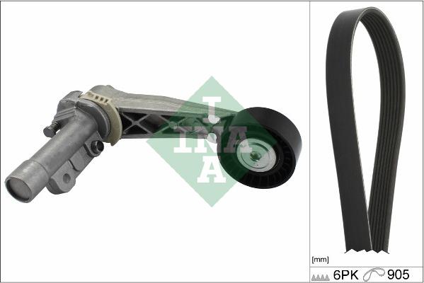 INA 529 0266 10 - Kit Cinghie Poly-V www.autoricambi360.it