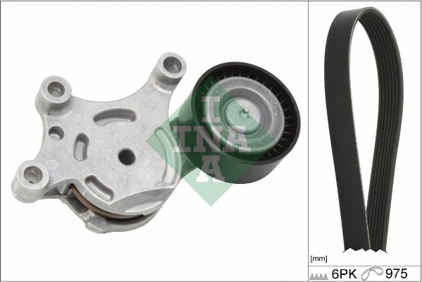 INA 529 0261 10 - Kit Cinghie Poly-V www.autoricambi360.it