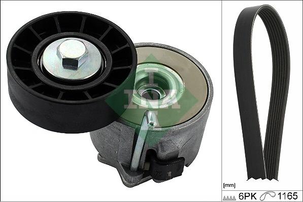 INA 529 0267 10 - Kit Cinghie Poly-V www.autoricambi360.it
