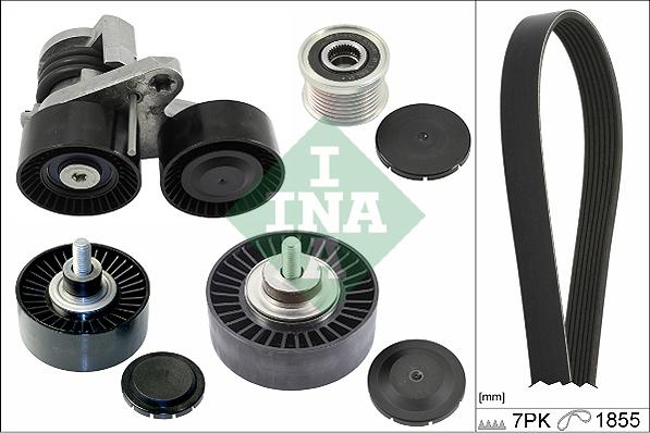 INA 529 0204 10 - Kit Cinghie Poly-V www.autoricambi360.it