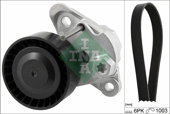INA 529 0208 10 - Kit Cinghie Poly-V www.autoricambi360.it