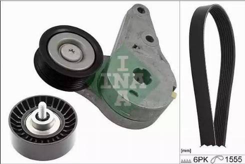 INA 529 0217 10 - Kit Cinghie Poly-V www.autoricambi360.it