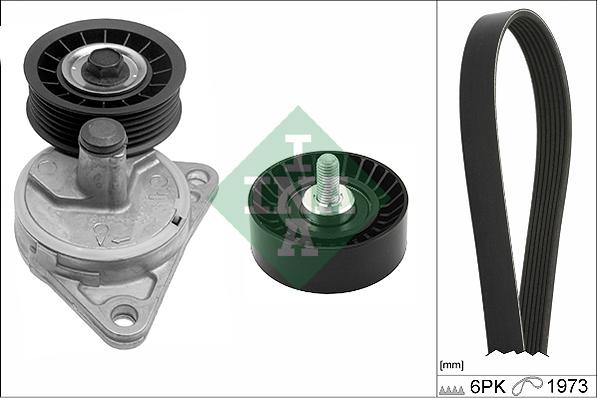 INA 529 0281 10 - Kit Cinghie Poly-V www.autoricambi360.it