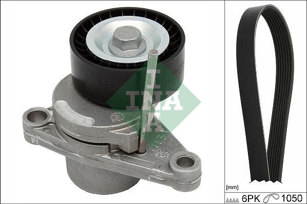INA 529 0234 10 - Kit Cinghie Poly-V www.autoricambi360.it