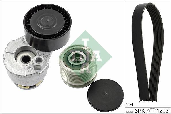 INA 529 0224 10 - Kit Cinghie Poly-V www.autoricambi360.it
