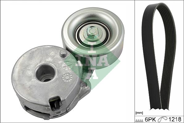 INA 529 0225 10 - Kit Cinghie Poly-V www.autoricambi360.it